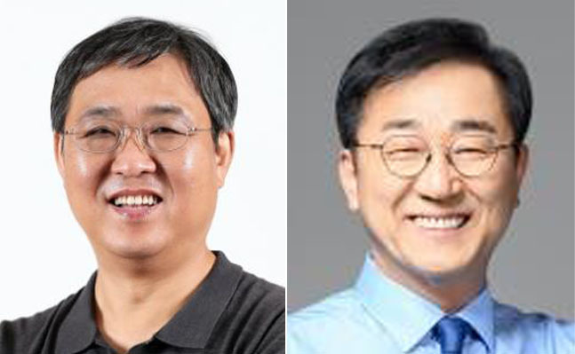 문화체육관광부 장관에 지명된 최휘영(왼쪽) 놀유니버스 대표와 국토교통부 장관에 지명된 김윤덕 더불어민주당 의원. 사진=뉴시스