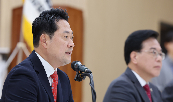 장동혁 국민의힘 대표가 29일 인천 중구 인천관광공사에서 열린 현장최고위원회의에서 발언하고 있다. 사진=뉴시스
