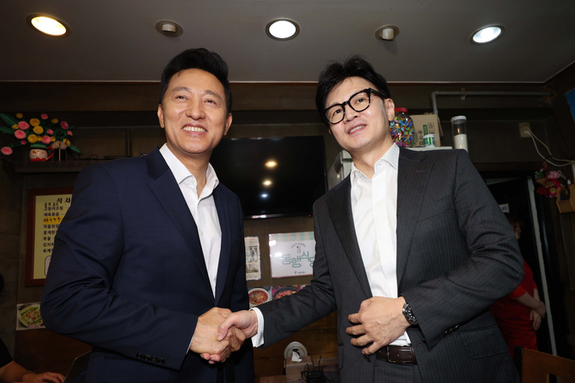 오세훈, 한동훈 제명에 "왜 자멸의 길로 가나"… 안철수는 결자해지 촉구