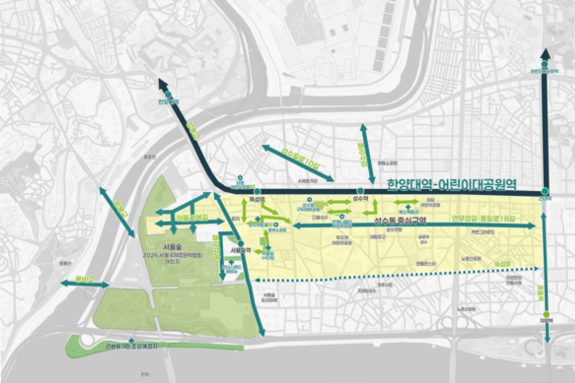 서울시, 서울숲서 한양대역~건대입구역 잇는 3만㎡ 선형정원 조성